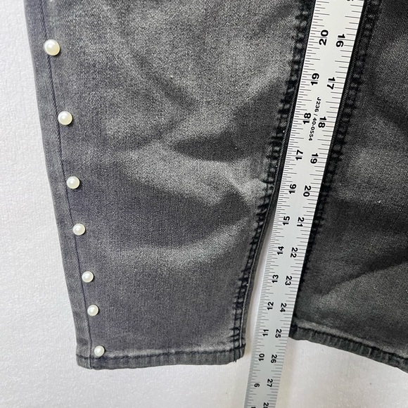 Earl Jeans Black Pearl Skinny Ankle Jeans Womens 14 Plus size stretch NWT 2241 - Picture 9 of 13